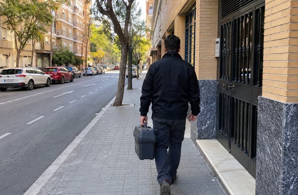 Vivienda residencial en Benimàmet Valencia para servicio de cerrajero