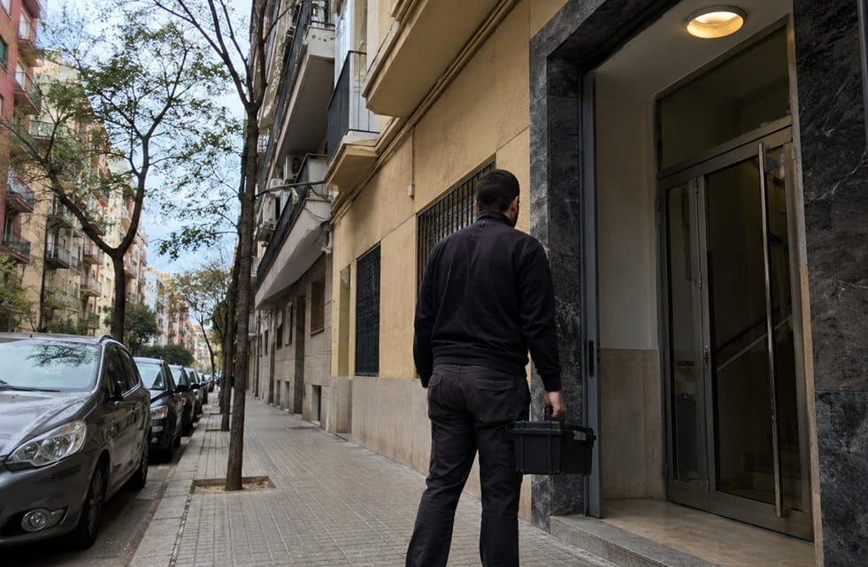 Portal residencial en Valencia norte para cerrajero de zona